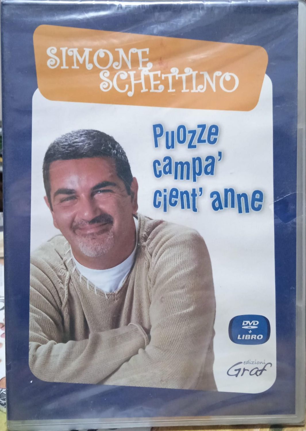 TeknoFilm -  DVD + Libro – Simone Schettino: PUOZZE CAMPA' CIENT'ANNE (2006) - GRAF ITALICA