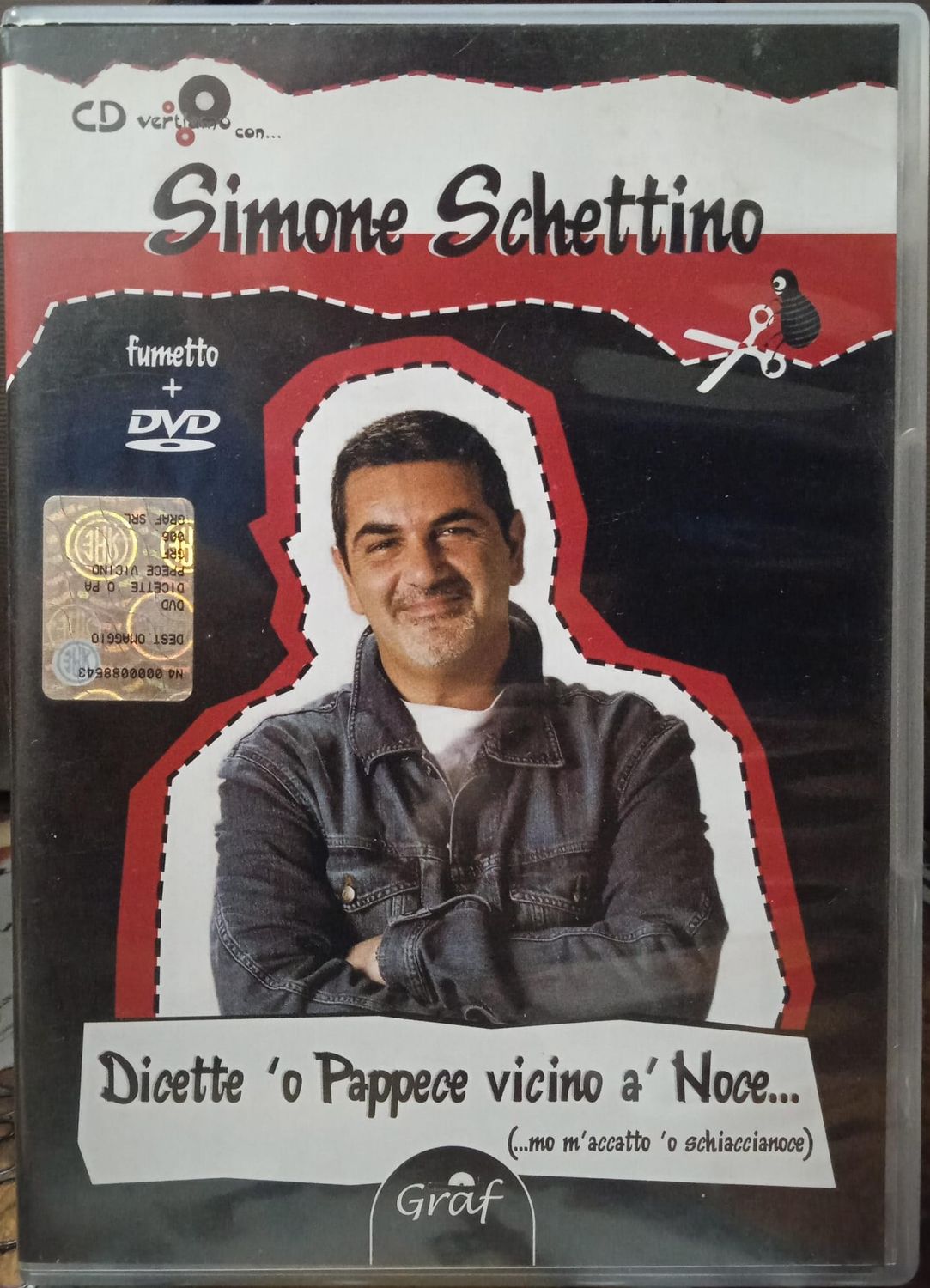 TeknoFilm - DVD + Fumetto – Simone Schettino: DICETTE 'O PAPPECE VICINO A' NOCE…(MO M'ACCATTO 'O SCHIACCIANOCE) - (2006) - GRAF ITALICA