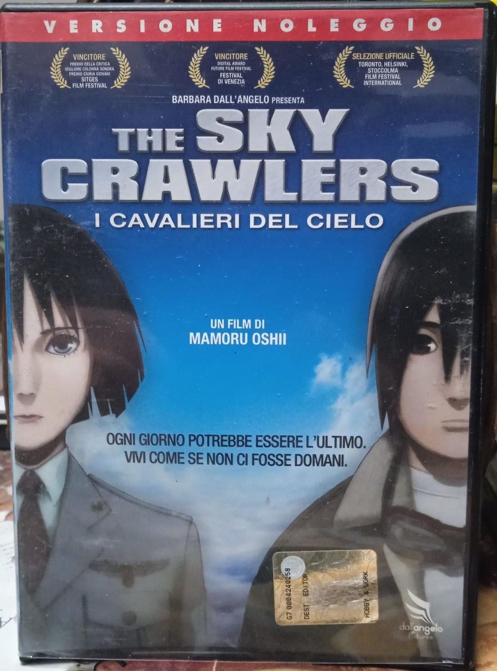 TeknoFilm - DVD – THE SKY CRAWLERS - I CAVALIERI DEL CIELO (Versione noleggio) di Mamoru Oshii (2008) - DALL'ANGELO
