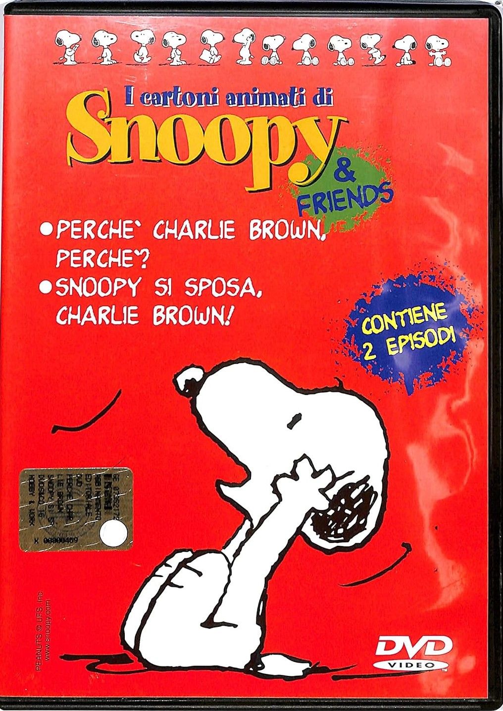 TeknoFilm - DVD – I CARTONI ANIMATI DI SNOOPY & FRIENDS (Perché Charlie Brown, perché + Snoopy si sposa, Charlie Brown) di A.A.V.V. (1992) - HOBBY & WORK