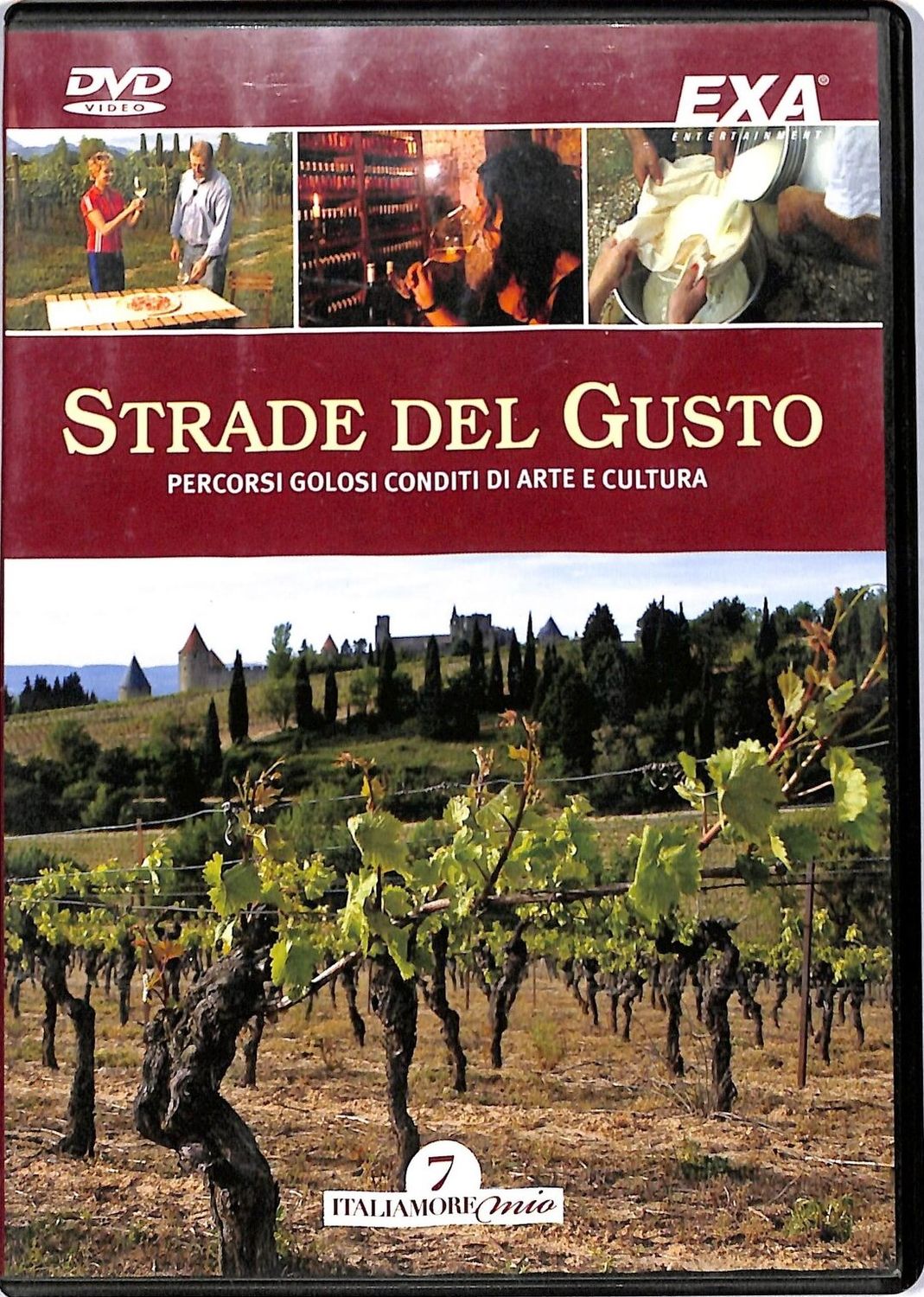 TeknoFilm - DVD –  STRADE DEL GUSTO Vol. 07 - PERCORSI GUSOSI CONDITI DI ARTE E CULTURA (2003) - EXA