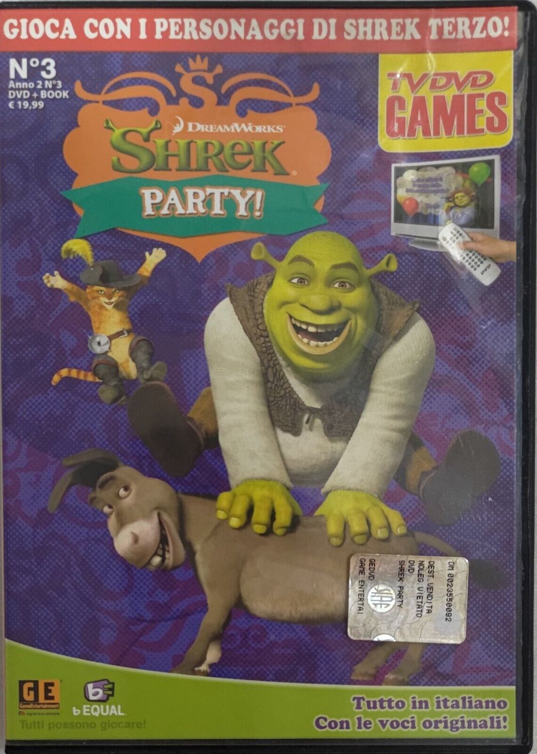TeknoFilm - Videogames PC –  SHREK PARTY! (2007) - GEDVD GAME