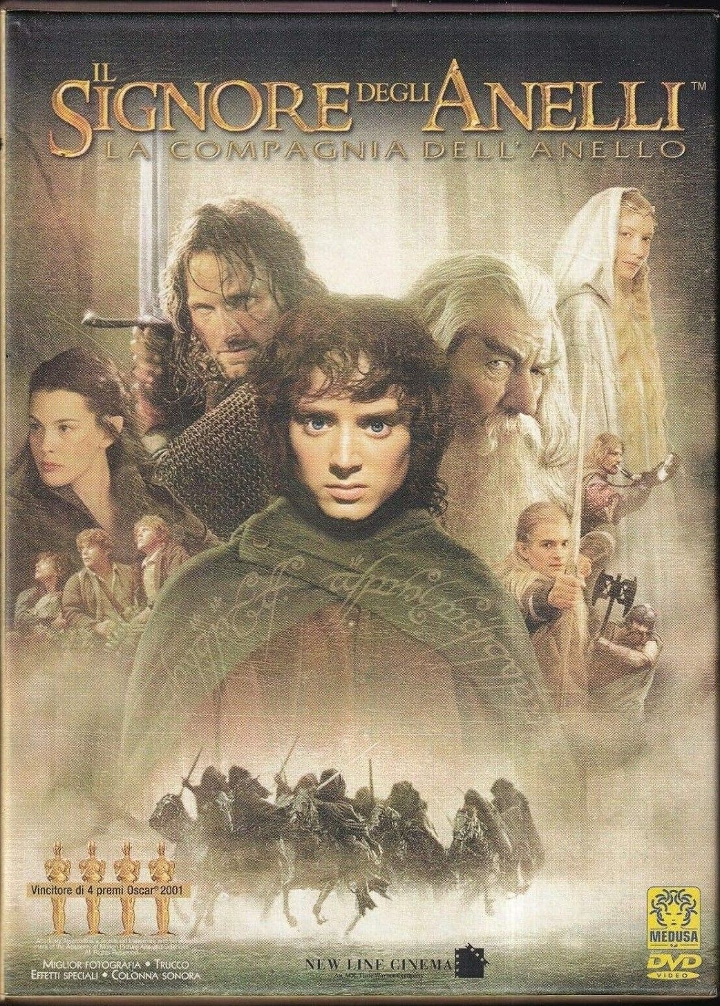 TeknoFilm - 2 DVD (Custom case) –  IL SIGNORE DEGLI ANELLI - LA COMPAGNIA DELL'ANELLO di Peter Jackson (2001) - MEDUSA