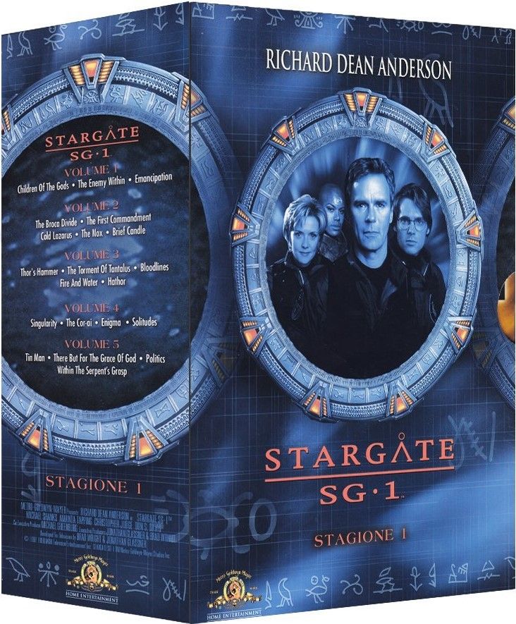 TeknoFilm - Box 6 DVD  - STARGATE SG1 - Stagione 01 Vol. 01 - 02 - 03 - 04 - 05 - 06 (1997) - 20TH CENTURY FOX