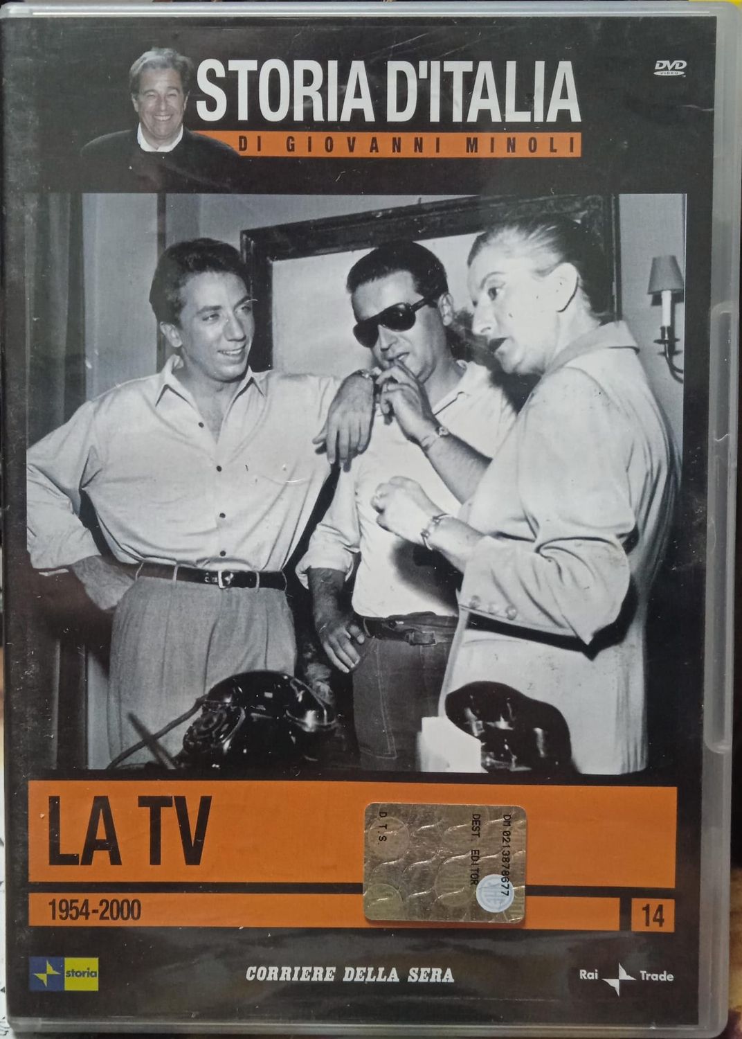 TeknoFilm - DVD - STORIA D'ITALIA di Giovanni Minoli Vol. 14 - 1954-2000 LA TV (2006) - CORRIERE DELLA SERA