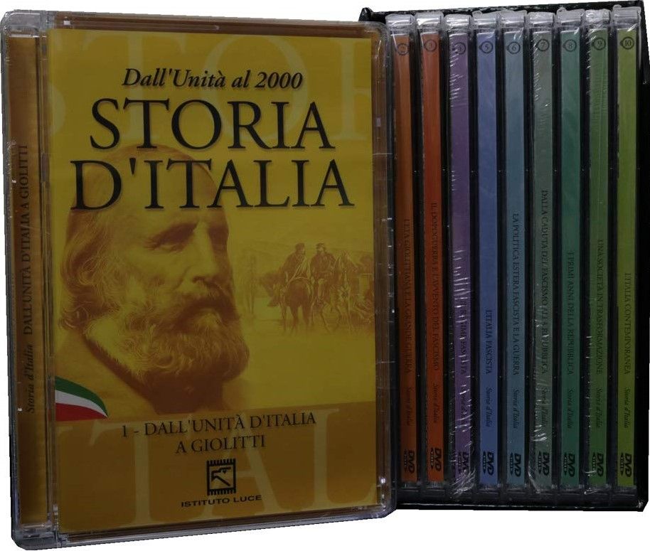 TeknoFilm - 10 DVD (Senza cofanetto) - STORIA D'ITALIA: DALL'UNITA' AL 2000 (2006) - ISTITUTO LUCE