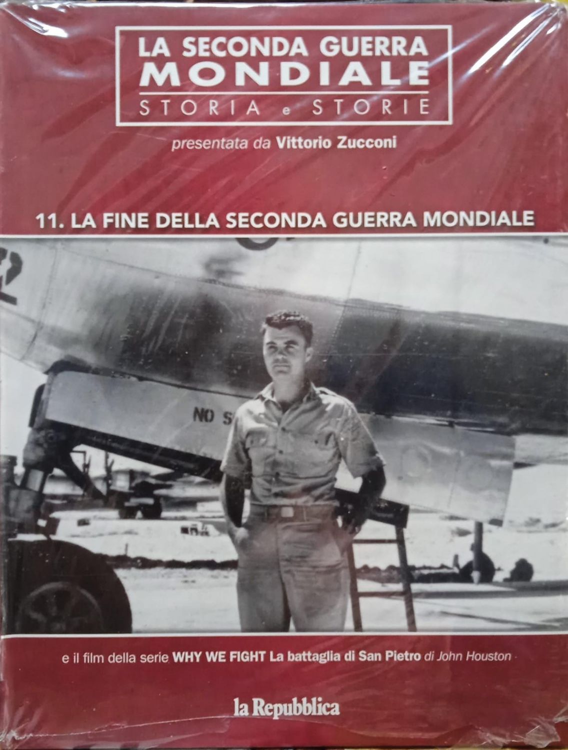TeknoFilm - 2 DVD - La seconda guerra mondiale: Storia e storie Vol. 11 - LA FINE DELLA SECONDA GUERRA MONDIALE + Film: LA BATTAGLIA DI SAN PIETRO (2015) - REPUBBLICA/L'ESPRESSO
