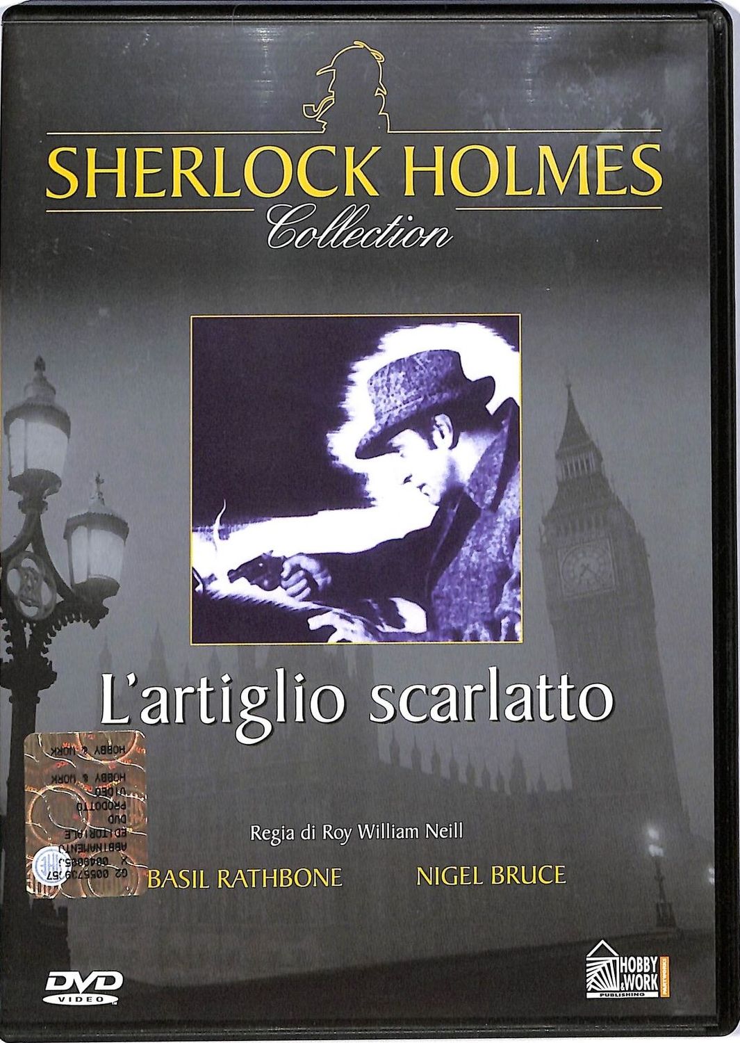 TeknoFilm - DVD - SHERLOCK HOLMES Collection - L'ARTIGLIO SCARLATTO di Roy William Neill (1944) - HOBBY & WORK