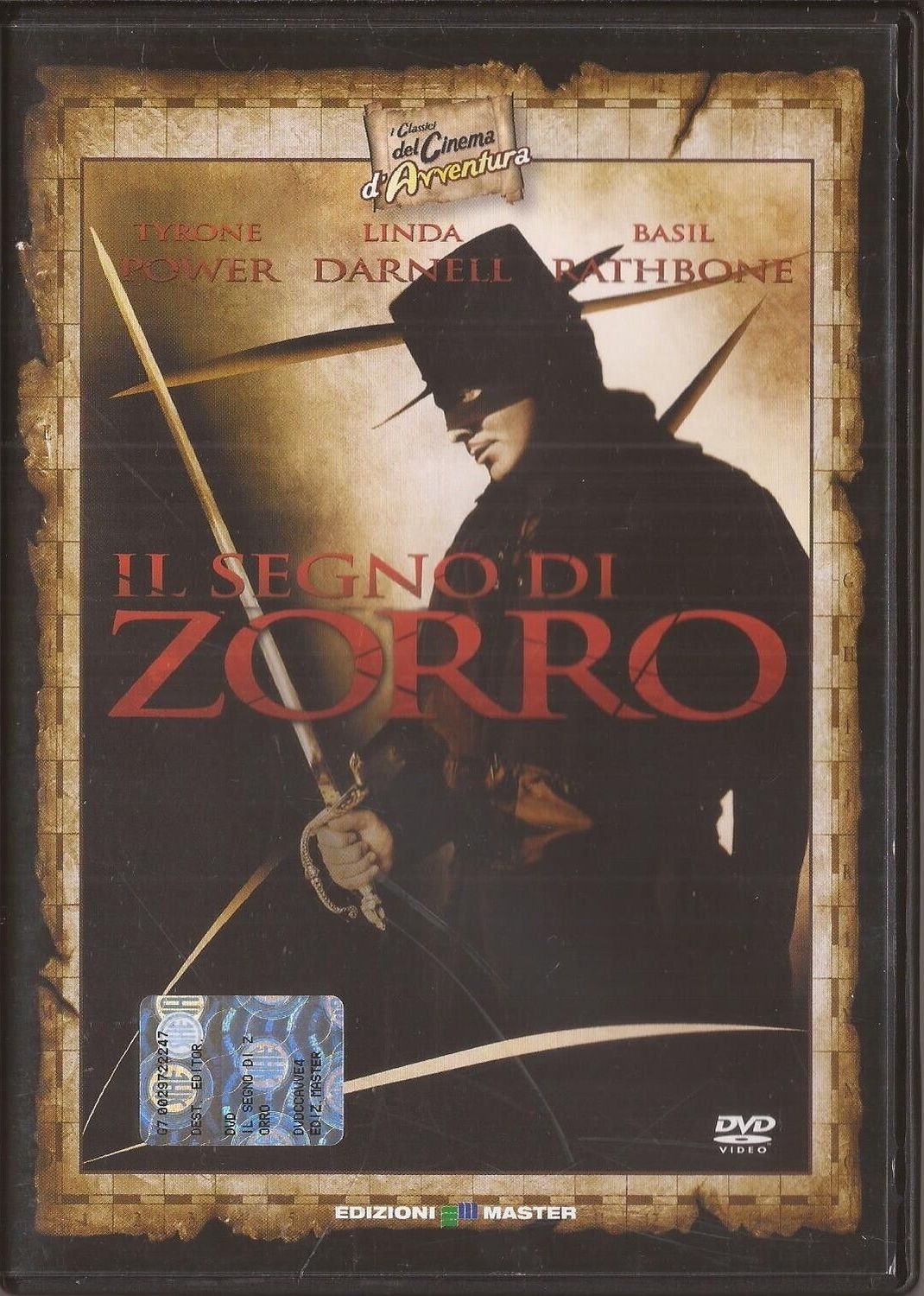 TeknoFilm - DVD – IL SEGNO DI ZORRO di Rouben Mamoulian (1940) - EDIZIONI MASTER