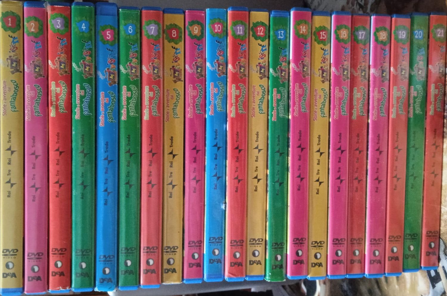 TeknoFilm - 21 DVD - MELEVISIONE: STORIE E AVVENTURE DAL FANTABOSCO di A.A.V.V. (1999) -  DE AGOSTINI
