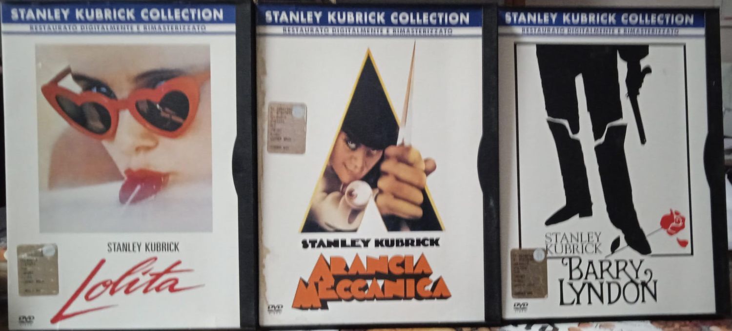 TeknoFilm - 3 DVD - STANLEY KUBRICK collection LOLITA + BARRY LYNDON + ARANCIA MECCANICA (Snapper case) di Stanley Kubrick -  WARNER BROS
