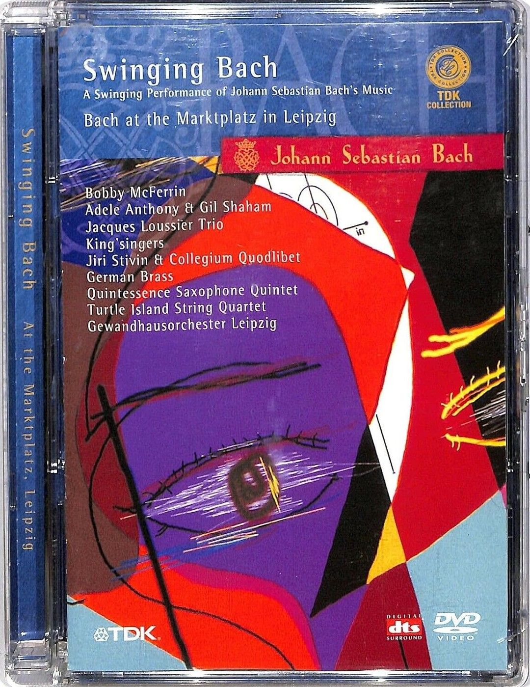 TeknoFilm - DVD - SWINGING BACH (Jewel case) at the Markplatz, Leipzig (Jewel case) 2000 - TDK