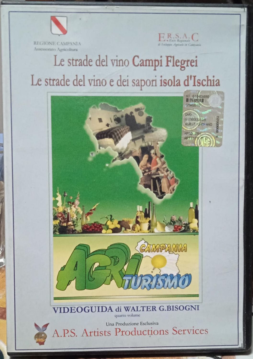TeknoFilm - DVD - LE STRADE DEL VINO CAMPI FLEGREI - LE STRADE DEL VINO E DEI SAPORI ISOLA D'ISCHIA di Walter G. Bisogni (2008) - REGIONE CAMPANIA