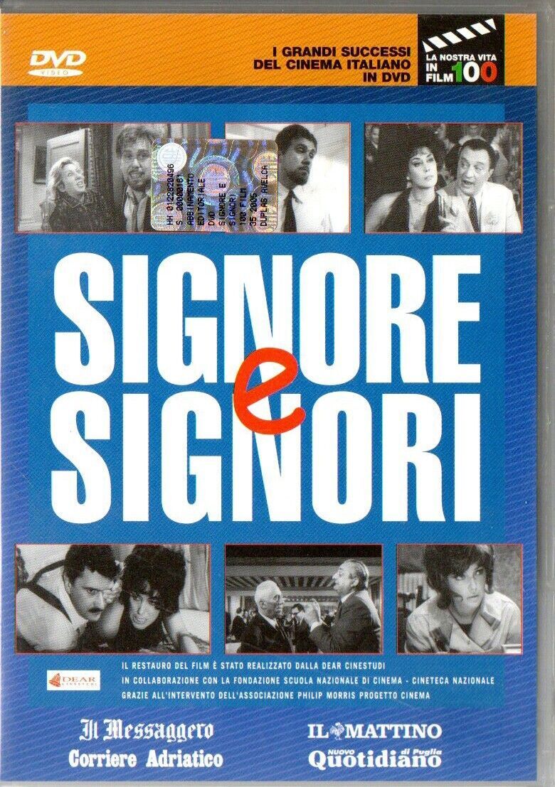 TeknoFilm - DVD - SIGNORE E SIGNORI di Pietro Germi (1965) - IL MESSAGGERO