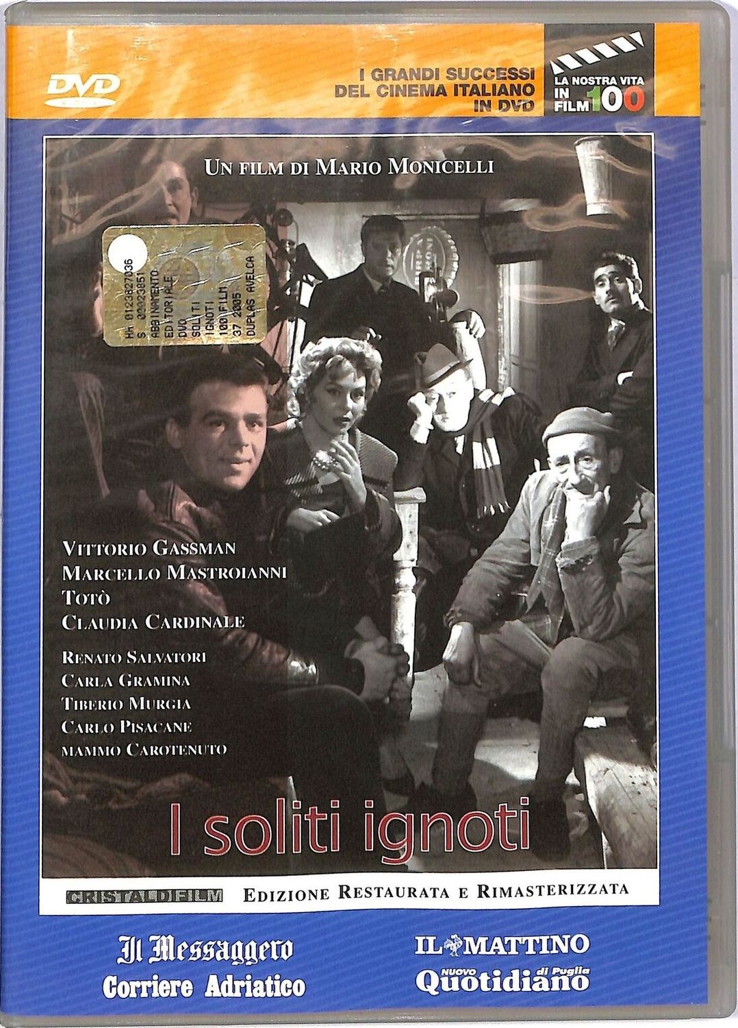 TeknoFilm - DVD - I SOLITI IGNOTI di Mario Monicelli (1958) - IL MESSAGGERO