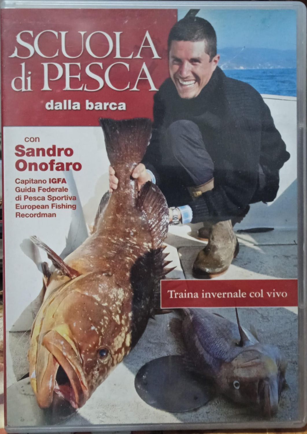 TeknoFilm - DVD - SCUOLA DI PESCA DALLA BARCA - TRAINA INVERNALE COL VIVO (2008) - SOSPENSIONE BLU - APNEA FILM