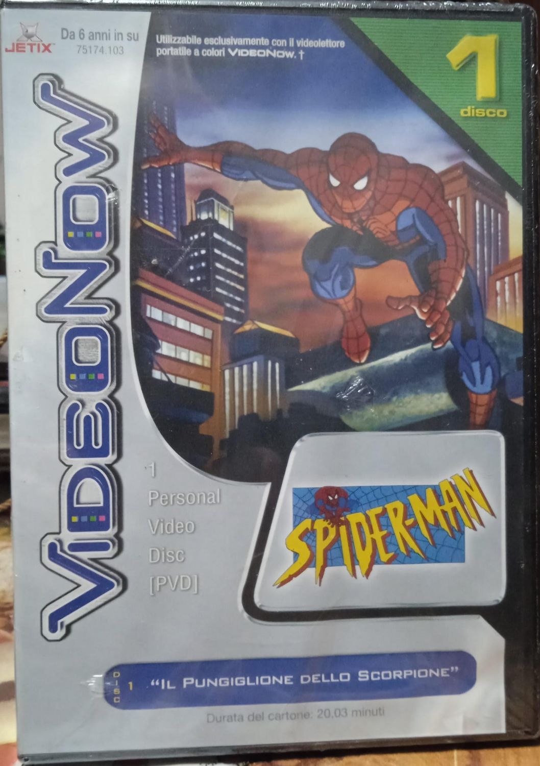 TeknoFilm - CDRom – SPIDERMAN - IL PUNGIGLIONE DELLO SCORPIONE Disco 1 (2005) - HASBRO