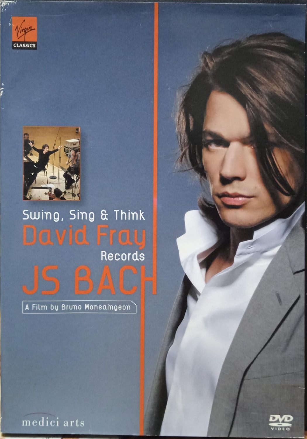 TeknoFilm - DVD (NTSC) - SWING SING & THINK - DAVID FRAY RECORDS J.S. BACH di Bruno Monsaingeon (2008) - VIRGIN CLASSIC
