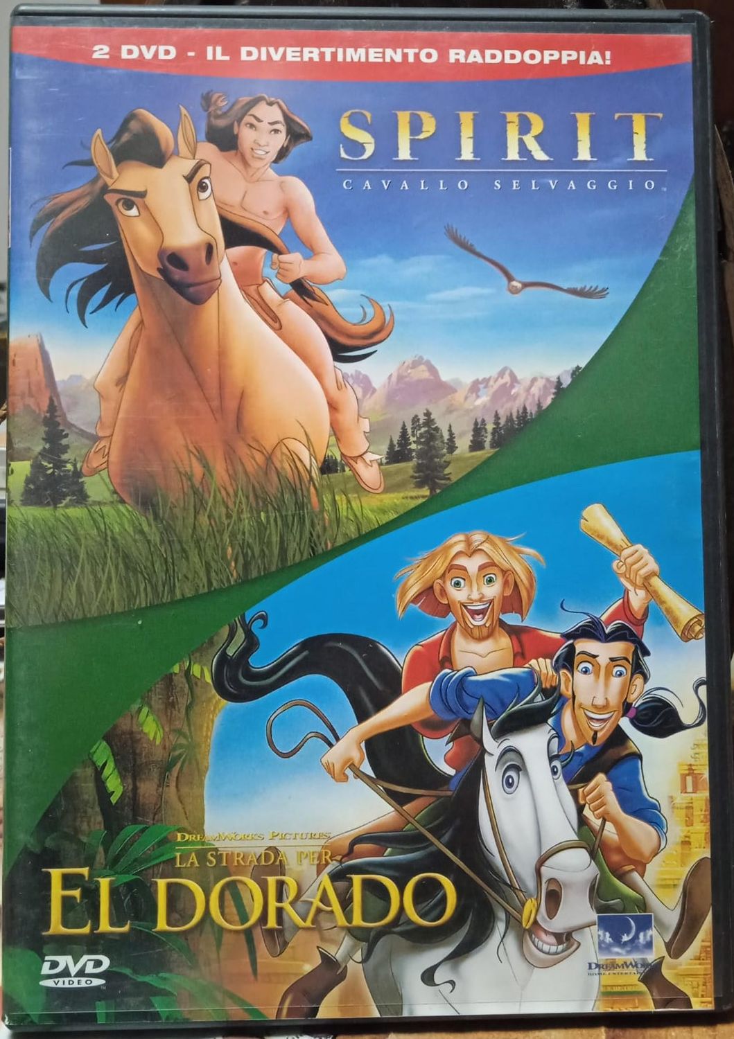 TeknoFilm - DVD - SPIRIT di Kelly Asbury e Lorna Cook (2002) + EL DORADO di Eric "Bibo" Bergeron (2000) - DREAMWORKS