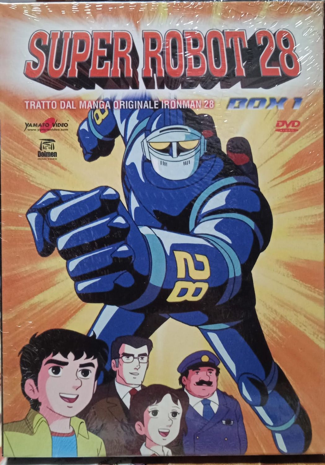 TeknoFilm - 5 DVD - SUPER ROBOT 28 Box 01 (Episodi 1-25) di Tetsuo Imazawa (1980) - CECCHI GORI HOME VIDEO
