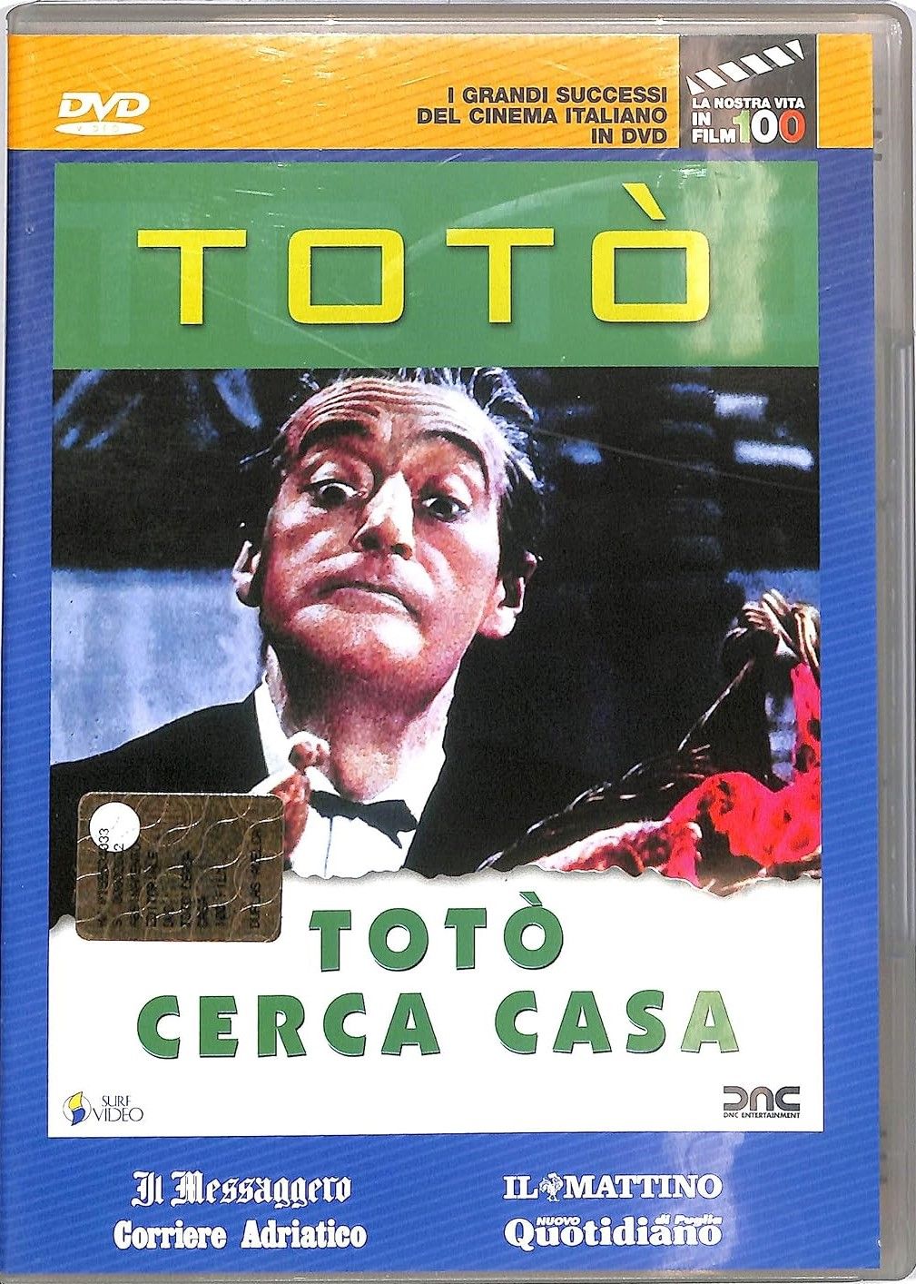 TeknoFilm - DVD -  TOTO' CERCA CASA di Steno e Mario Monicelli (1956) - IL MESSAGGERO