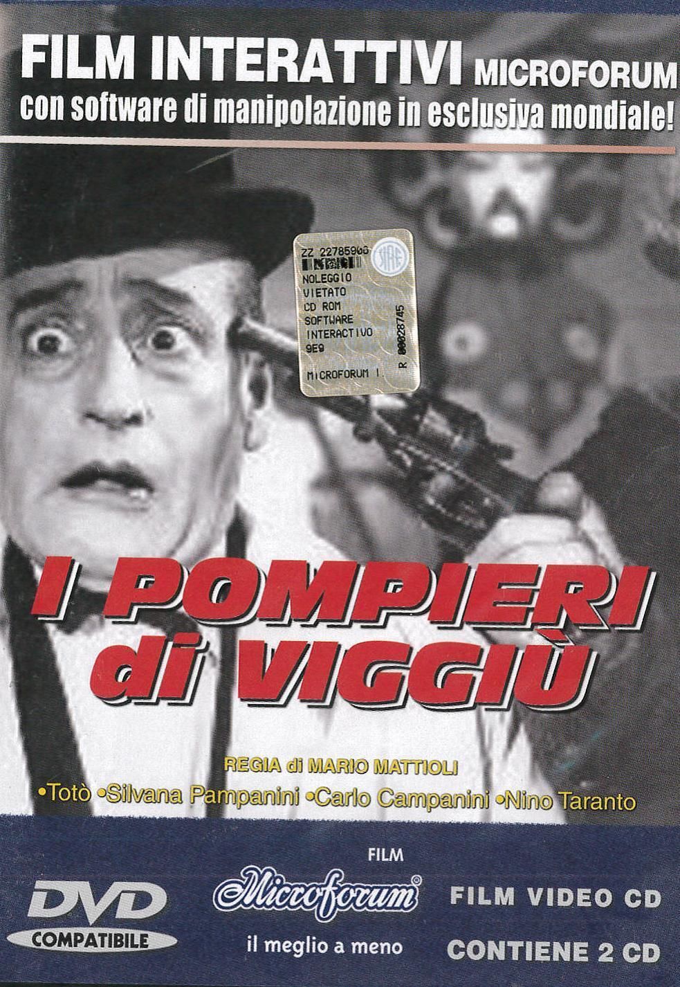 TeknoFilm - 2 CD -  I POMPIERI DI VIGGIU' di Mario Mattoli (1949) - MICROFORUM