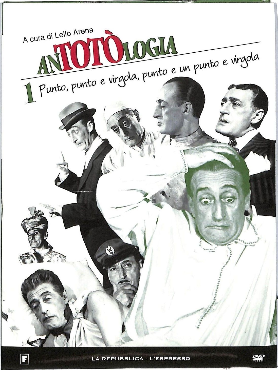 TeknoFilm - DVD -  Totò: ANTOTO'LOGIA N° 01 (Punto, punto e virgola, punto e un punto e virgola) 2010 - REPUBBLICA/L'ESPRESSO