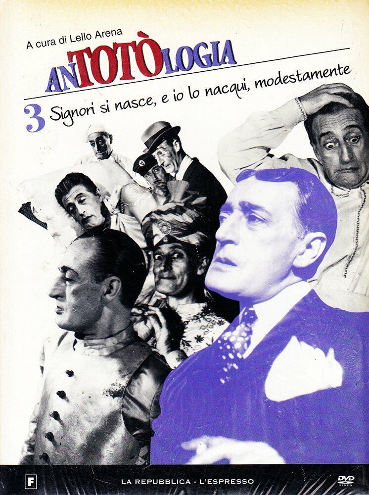 TeknoFilm - DVD -  Totò: ANTOTO'LOGIA N° 03 (Signori si nasce, e il lo nacqui modestamente) 2010 - REPUBBLICA/L'ESPRESSO