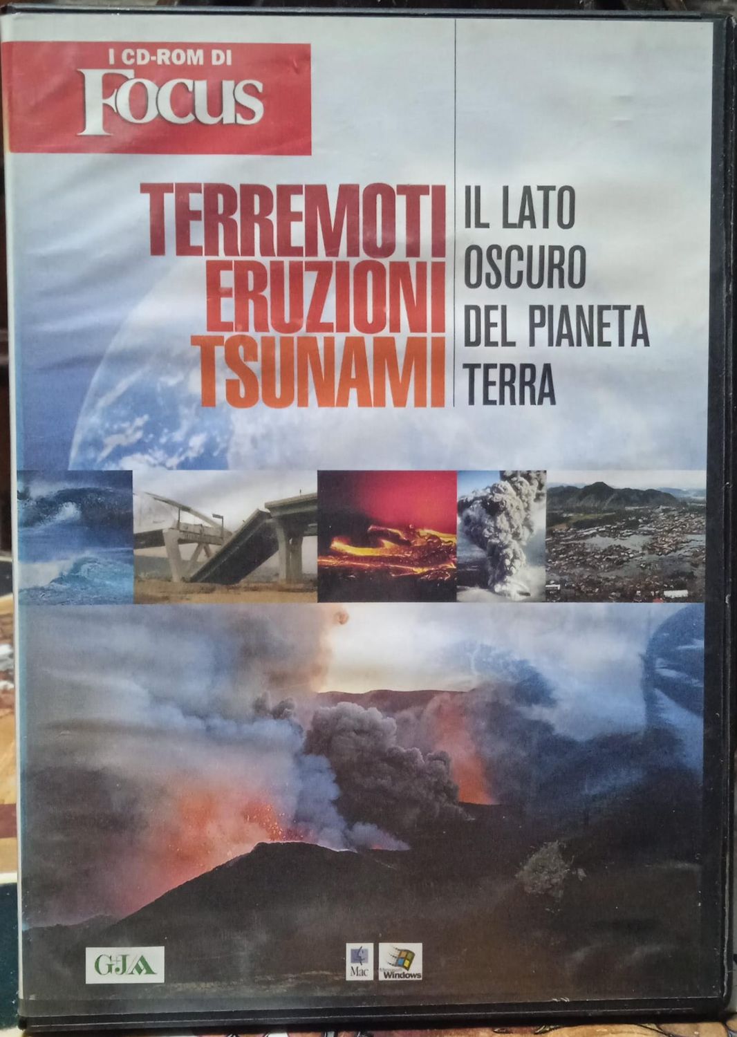 TeknoFilm - CD Rom -  TERREMOTI, ERUZIONI, TSUNAMI - IL LATO OSCURO DEL PIANETA TERRA (2004) - FOCUS