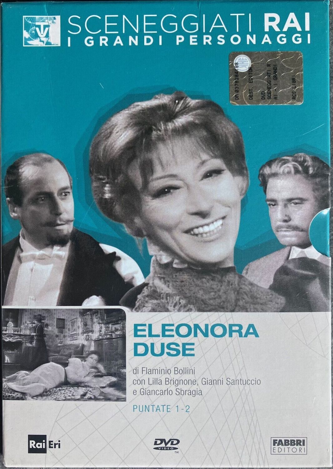 TeknoFilm - DVD – Sceneggiati RAI: I grandi personaggi - ELEONORA DUSE (Opera completa - 2 puntate) di Flaminio Bollini (1969) - RAI ERI