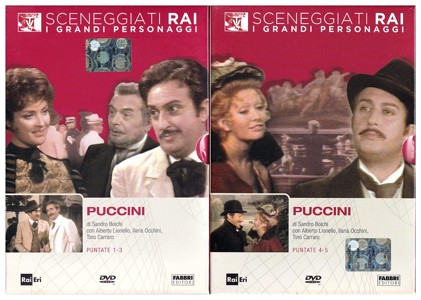 TeknoFilm - 2 DVD – Sceneggiati RAI: I grandi personaggi - PUCCINI (Opera completa - 5 puntate) di Sandro Bolchi (1973) - RAI ERI