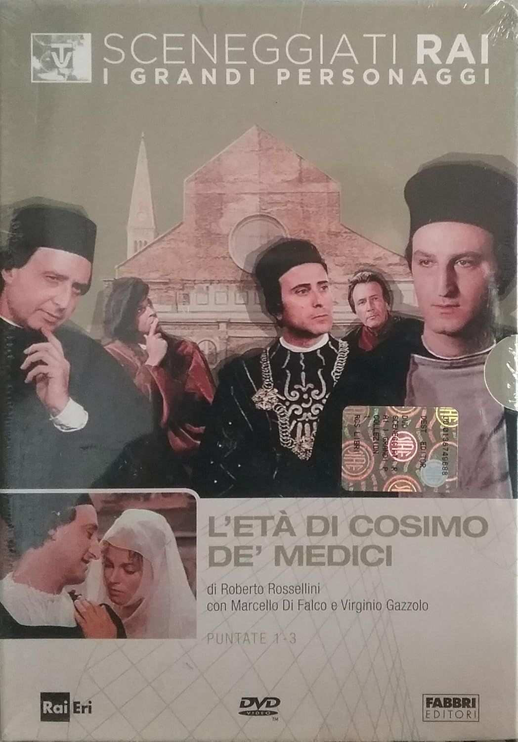 TeknoFilm - DVD – Sceneggiati RAI: I grandi personaggi - L'ETA' DI COSIMO DE' MEDICI (Opera completa - 3 puntate) di Roberto Rossellini (1972) - RAI ERI