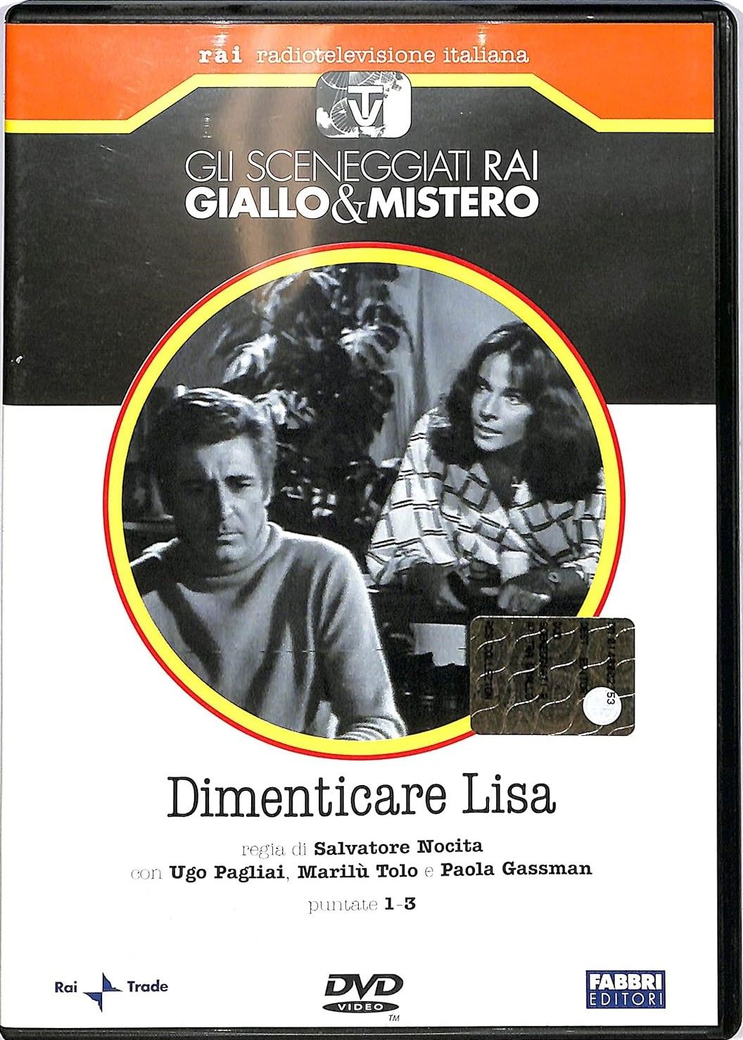 TeknoFilm - DVD – Sceneggiati RAI - GIALLO & MISTERO - DIMENTICARE LISA (Opera completa - 3 puntate) di Salvatore Nocita (1976) - FABBRI EDITORI