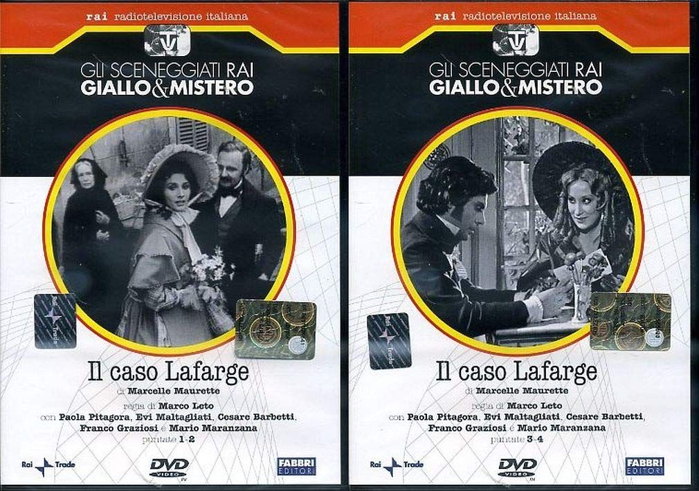 TeknoFilm - 2 DVD – Sceneggiati RAI - GIALLO & MISTERO - IL CASO LAFARGE  (Opera completa - 4 puntate) di Marco Leto (1973) - FABBRI EDITORI