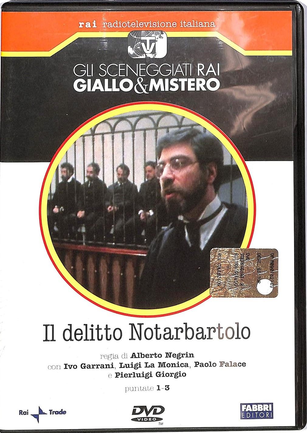 TeknoFilm - DVD – Sceneggiati RAI - GIALLO & MISTERO - IL DELITTO NOTARBARTOLO (Opera completa - 3 puntate) di Alberto Negrin (1979) - FABBRI EDITORI