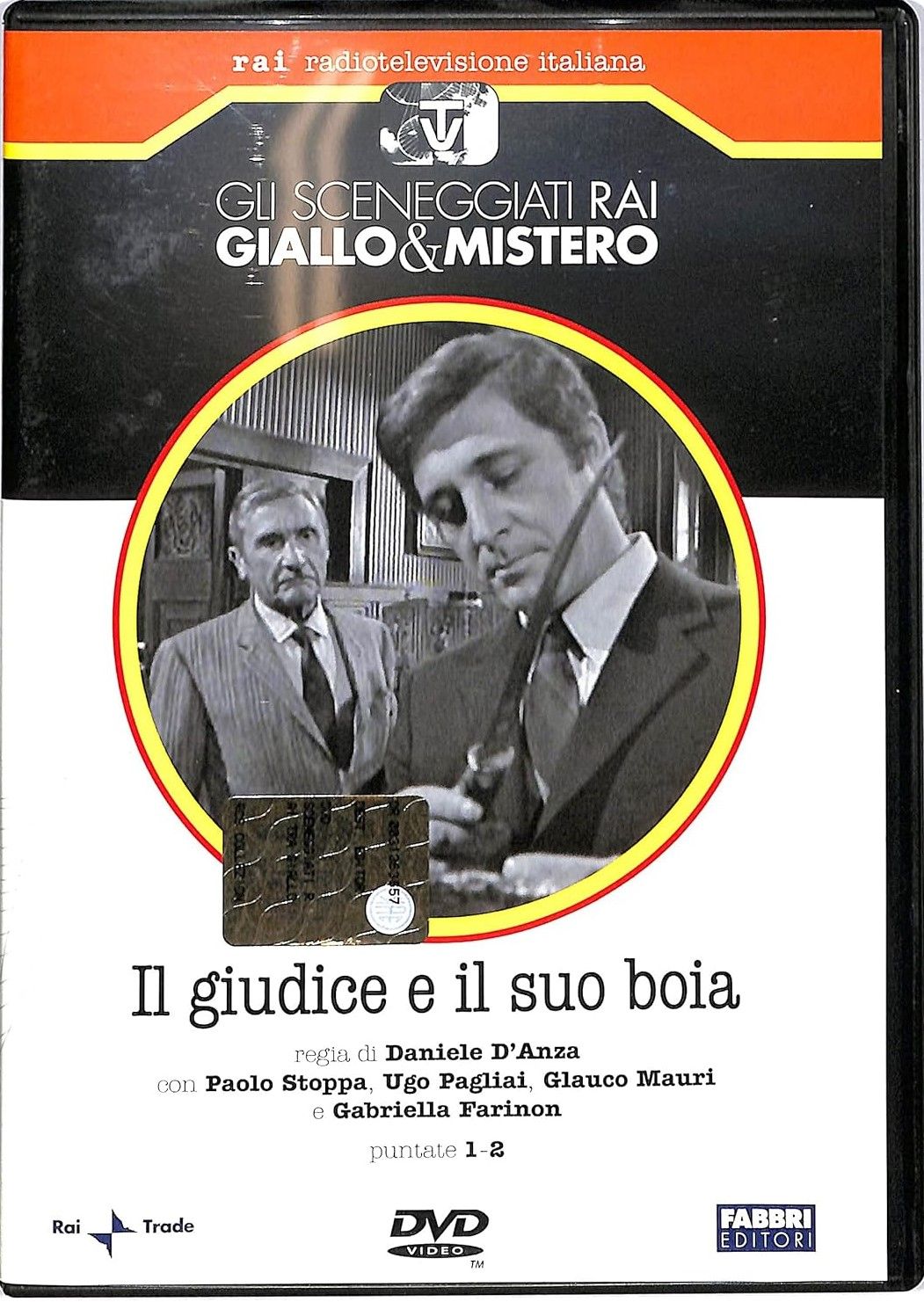 TeknoFilm - DVD – Sceneggiati RAI - GIALLO & MISTERO - IL GIUDICE E IL SUO BOIA (Opera completa - 2 puntate) di Daniele D'Anza (1972) - FABBRI EDITORI