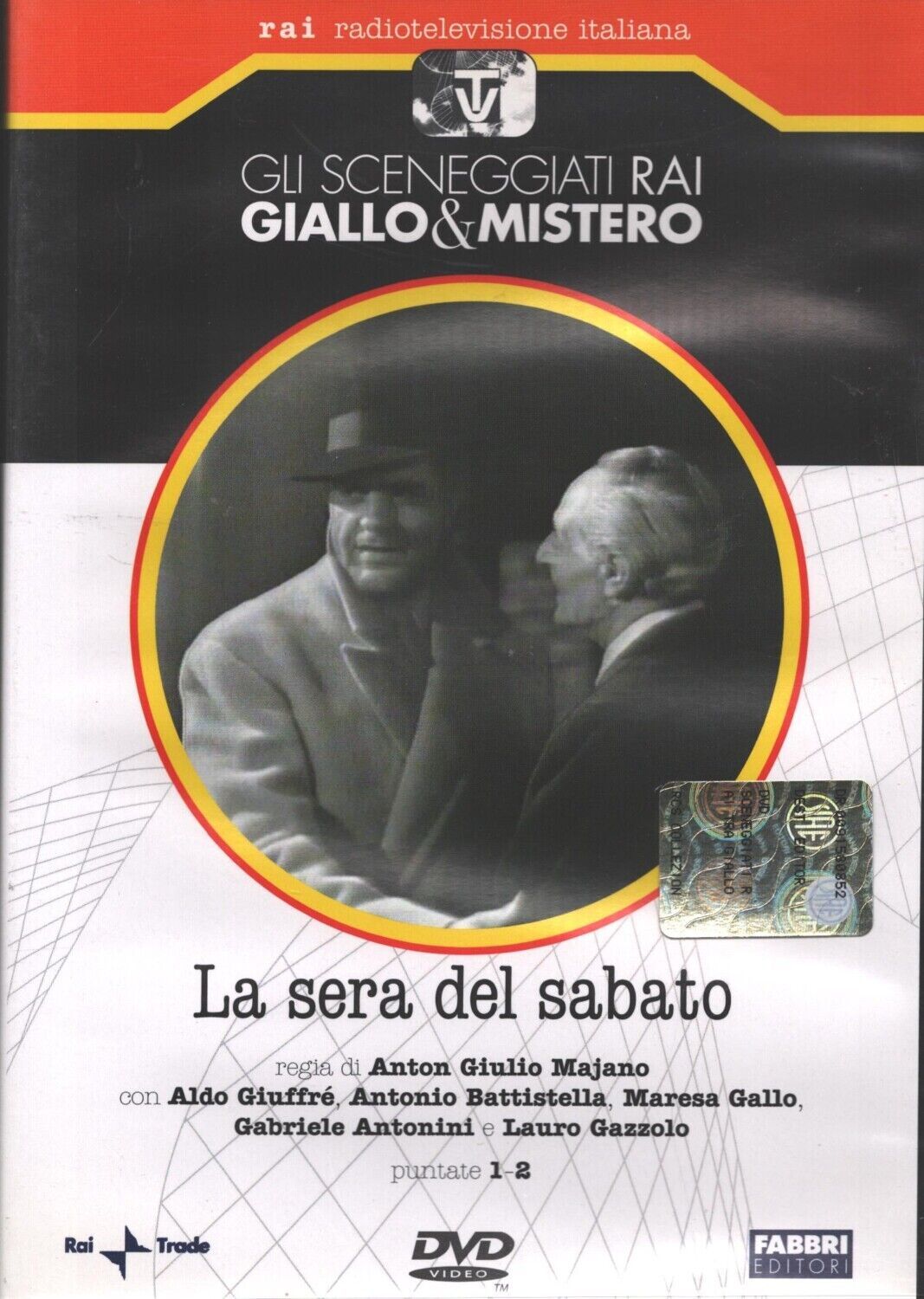 TeknoFilm - DVD – Sceneggiati RAI - GIALLO & MISTERO - LA SERA DEL SABATO (Opera completa - 2 puntate) di Anton Giulio Majano (1966) - FABBRI EDITORI