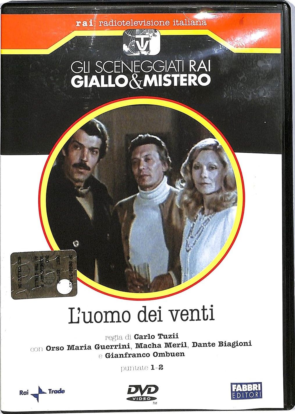 TeknoFilm - DVD – Sceneggiati RAI - GIALLO & MISTERO - L'UOMO DEI VENTI (Opera completa - 2 puntate) di Carlo Tuzii (1975) - FABBRI EDITORI