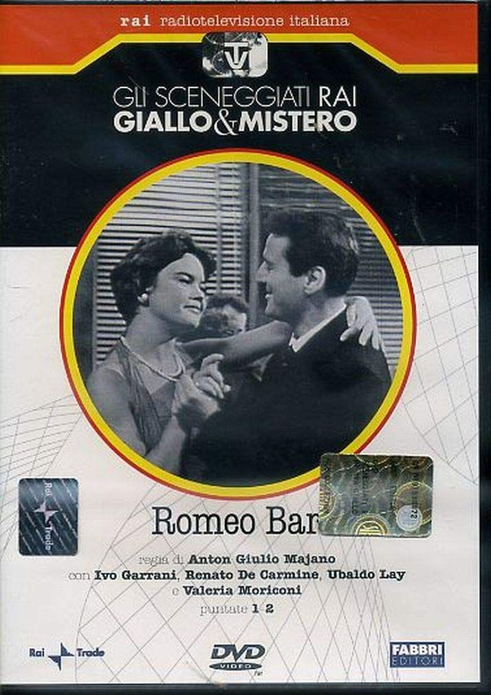 TeknoFilm - DVD – Sceneggiati RAI - GIALLO & MISTERO - ROMEO BAR (Opera completa - 2 puntate) di Anton Giulio Majano (1988) - FABBRI EDITORI