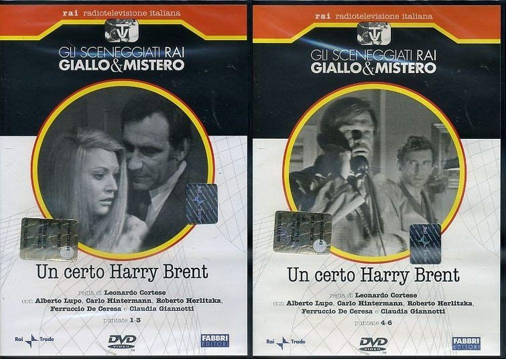 TeknoFilm - 2 DVD – Sceneggiati RAI - GIALLO & MISTERO - UN CERTO HARRY BRENT (Opera completa - 6 puntate) di Leonardo Cortese (1970) - FABBRI EDITORI