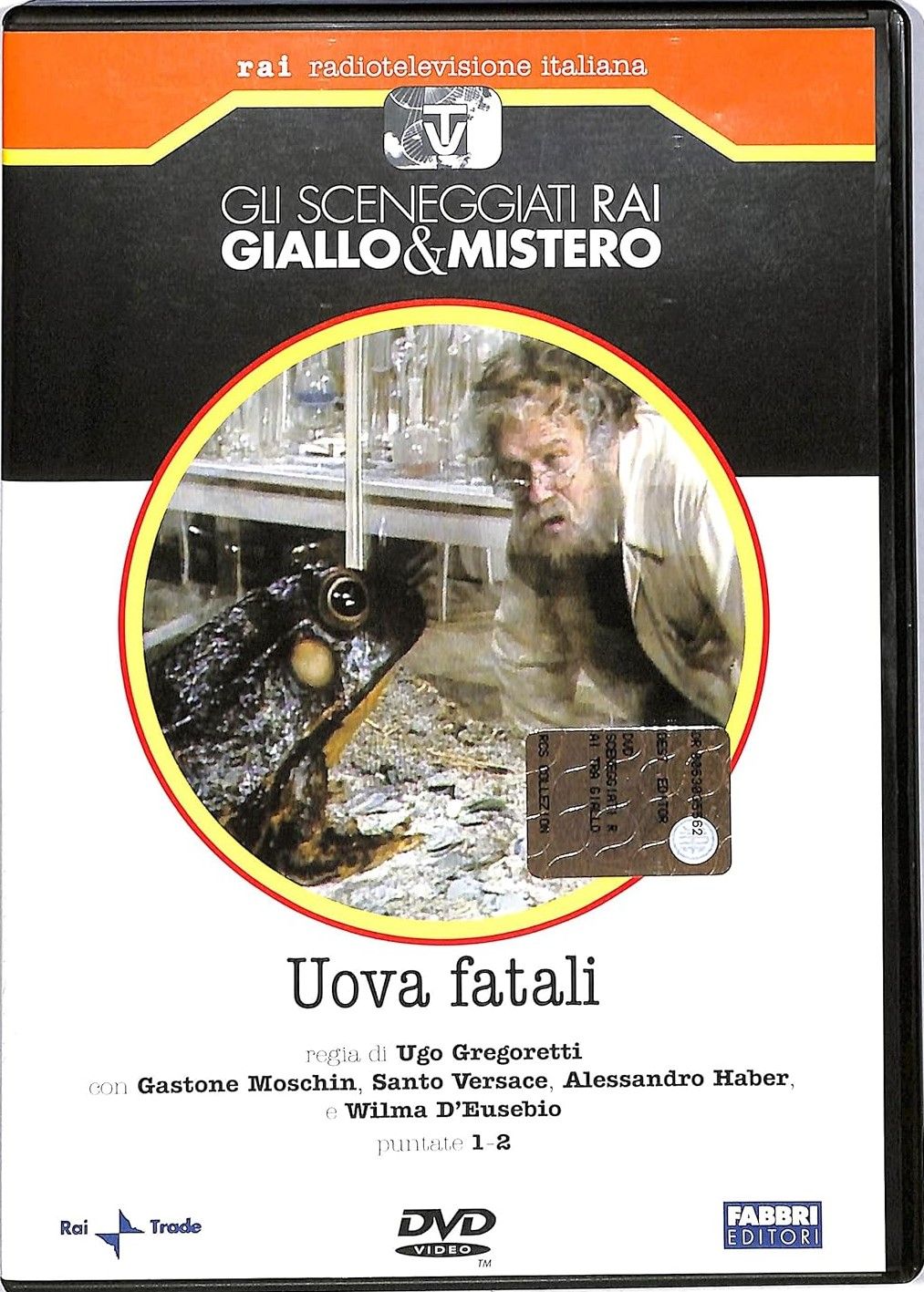 TeknoFilm - DVD – Sceneggiati RAI - GIALLO & MISTERO -  UOVA FATALI (Opera completa - 2 puntate) di Ugo Gregoretti (1977) - FABBRI EDITORI