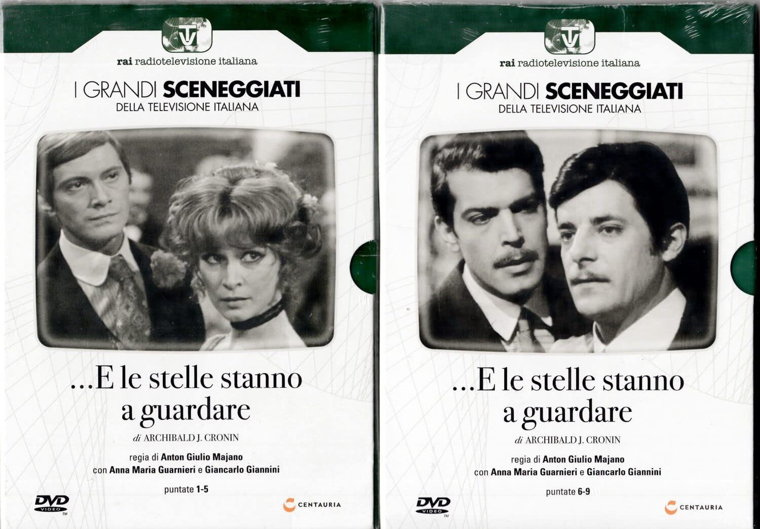 TeknoFilm - 4 DVD – Sceneggiati RAI: E LE STELLE STANNO A GUARDARE (Opera completa - 9 puntate) di Anton Giulio Majano (1971) - CENTAURIA