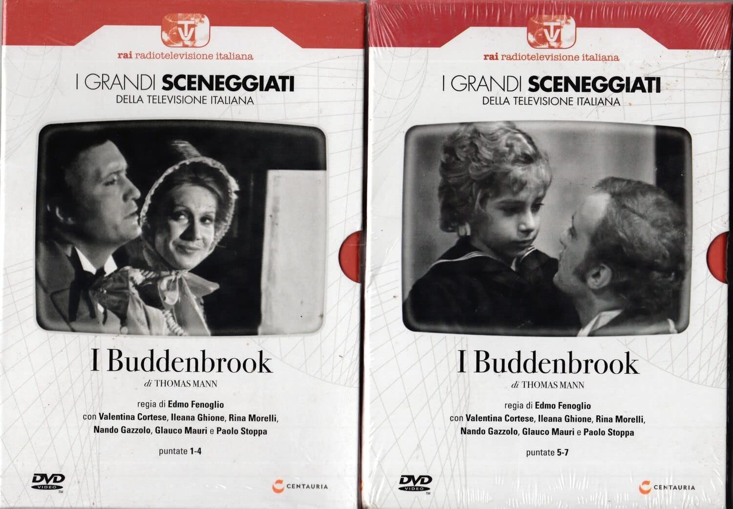 TeknoFilm - 4 DVD – Sceneggiati RAI: I BUDDENBROOK (Opera completa - 7 puntate) di Edmo Fenoglio (1971) - CENTAURIA