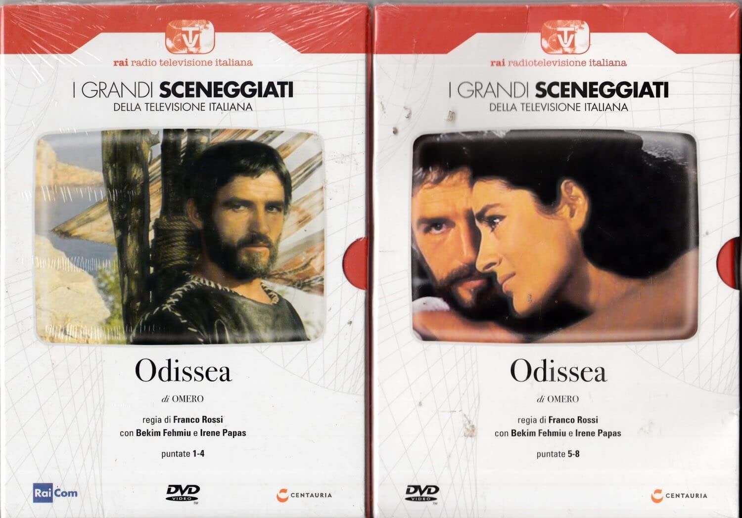 TeknoFilm - 4 DVD – Sceneggiati RAI: ODISSEA (Opera completa - 8 puntate) di Franco Rossi (1968) - CENTAURIA