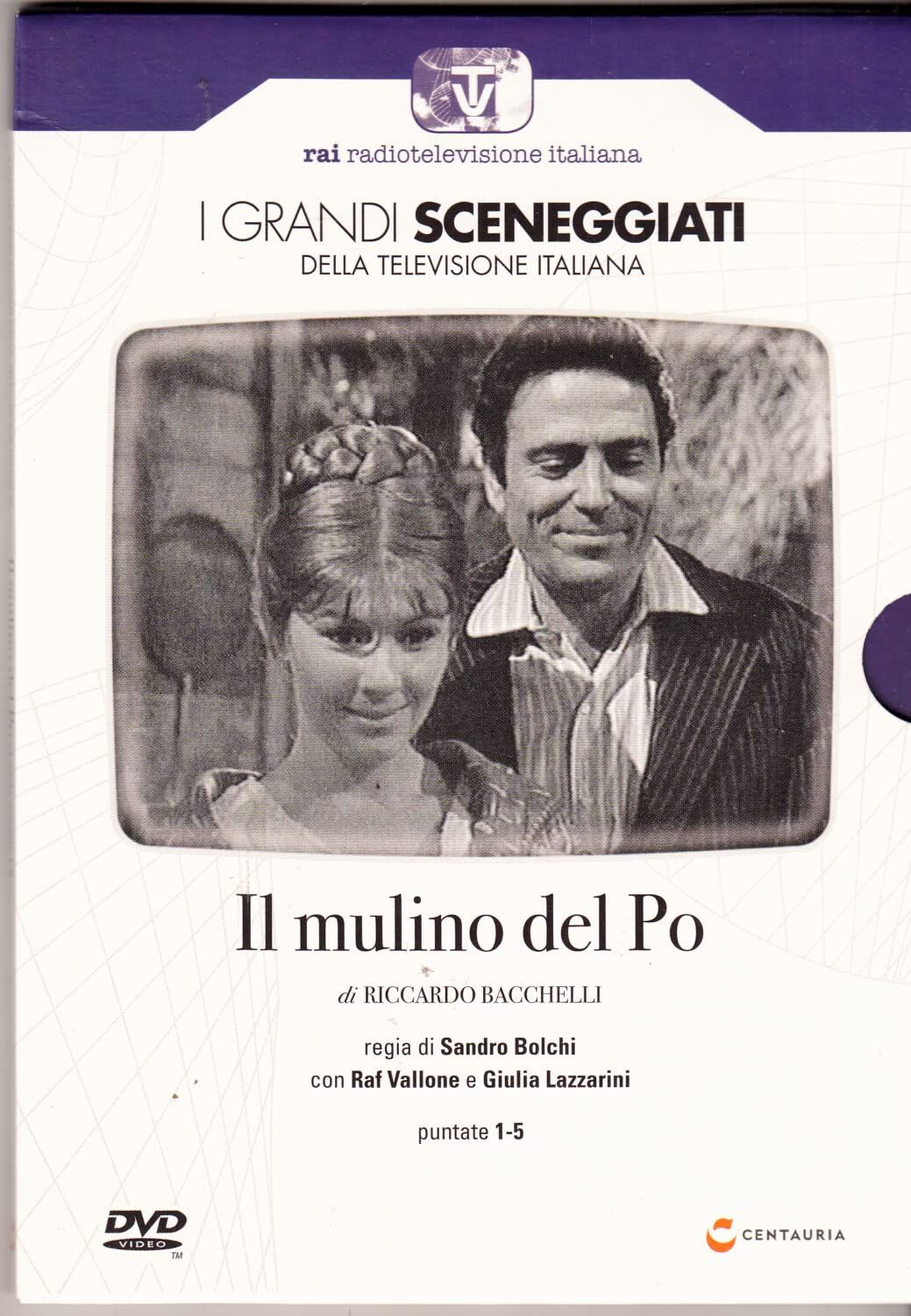 TeknoFilm - 2 DVD – Sceneggiati RAI: IL MULINO DEL PO' (Opera completa - 7 puntate) di Sandro Bolchi (1963) - CENTAURIA