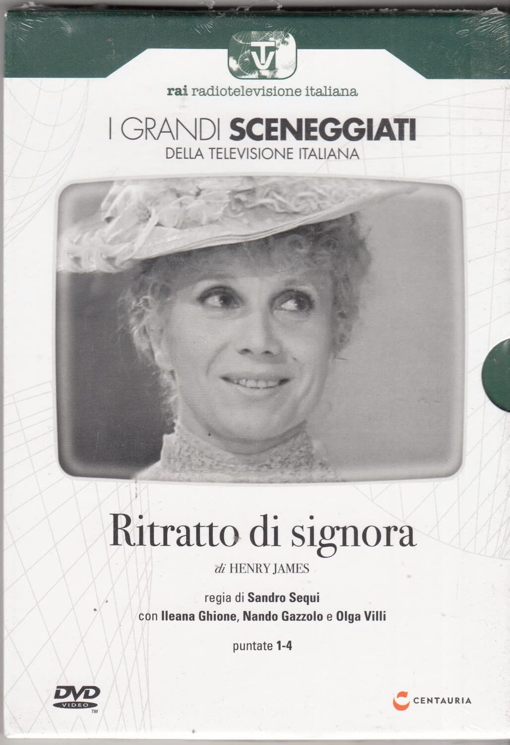 TeknoFilm - 2 DVD – Sceneggiati RAI: RITRATTO DI SIGNORA (Opera completa - 4 puntate) di Sandro Sequi (1975) - CENTAURIA