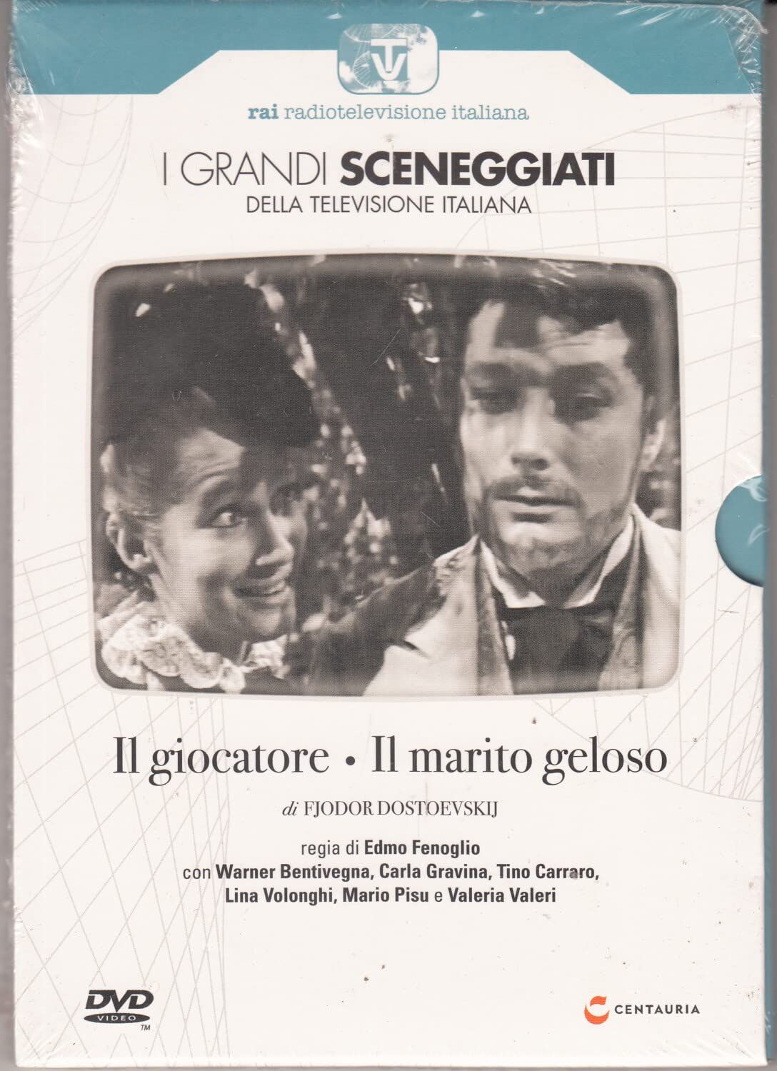 TeknoFilm - DVD – Sceneggiati RAI: IL GIOCATORE - IL MARITO GELOSO (Opera completa - 2 puntate) di Edmo Fenoglio (1965) - CENTAURIA