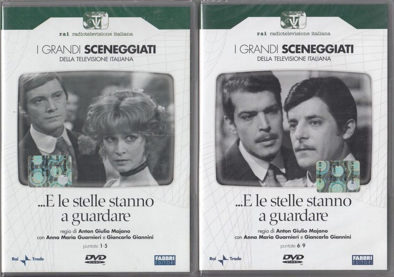 TeknoFilm - 4 DVD – Sceneggiati RAI: E LE STELLE STANNO A GUARDARE (Opera completa - 9 puntate) di Anton Giulio Majano (1971) - FABBRI EDITORI