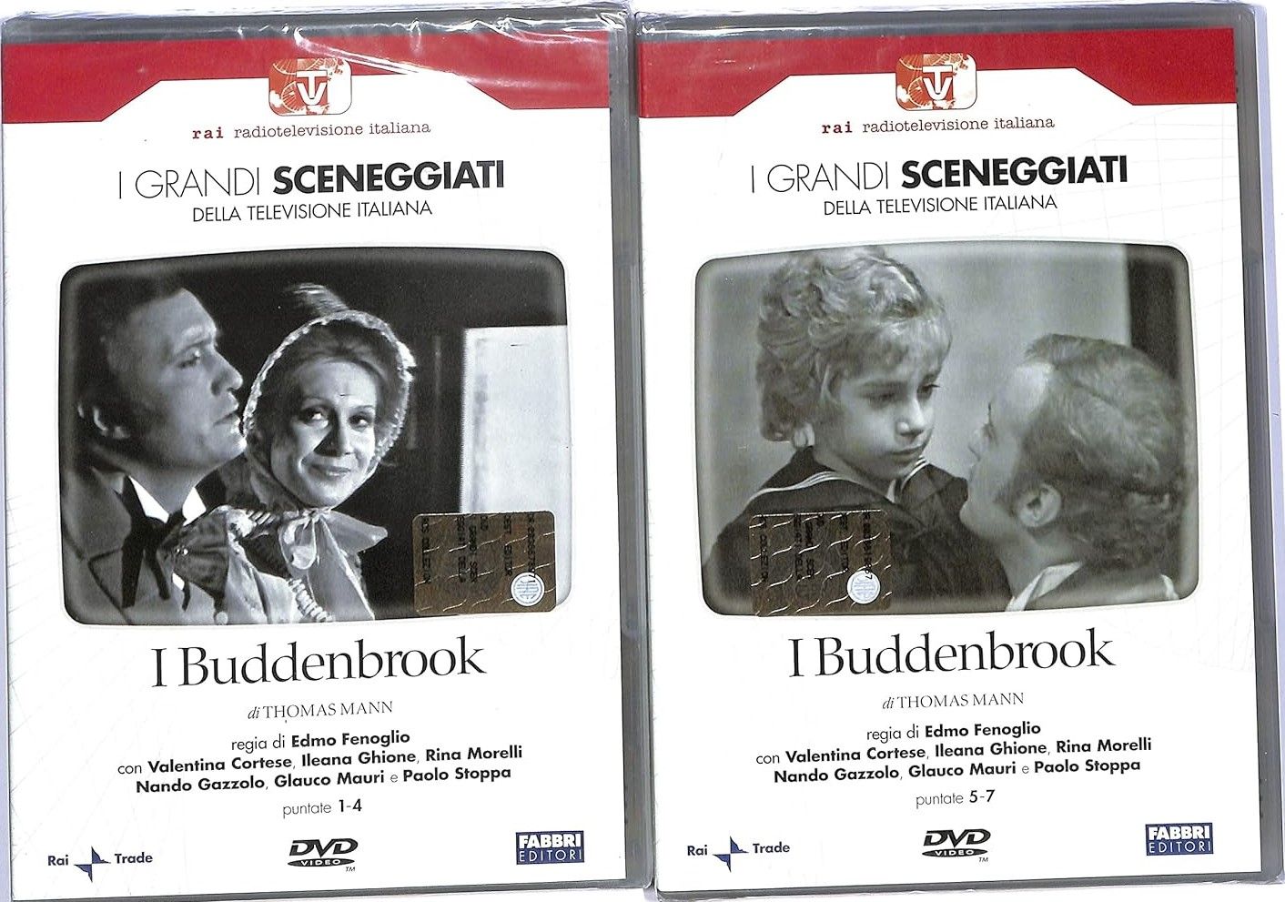 TeknoFilm - 4 DVD – Sceneggiati RAI: I BUDDENBROOK (Opera completa - 7 puntate) di Edmo Fenoglio (1971) - FABBRI EDITORI