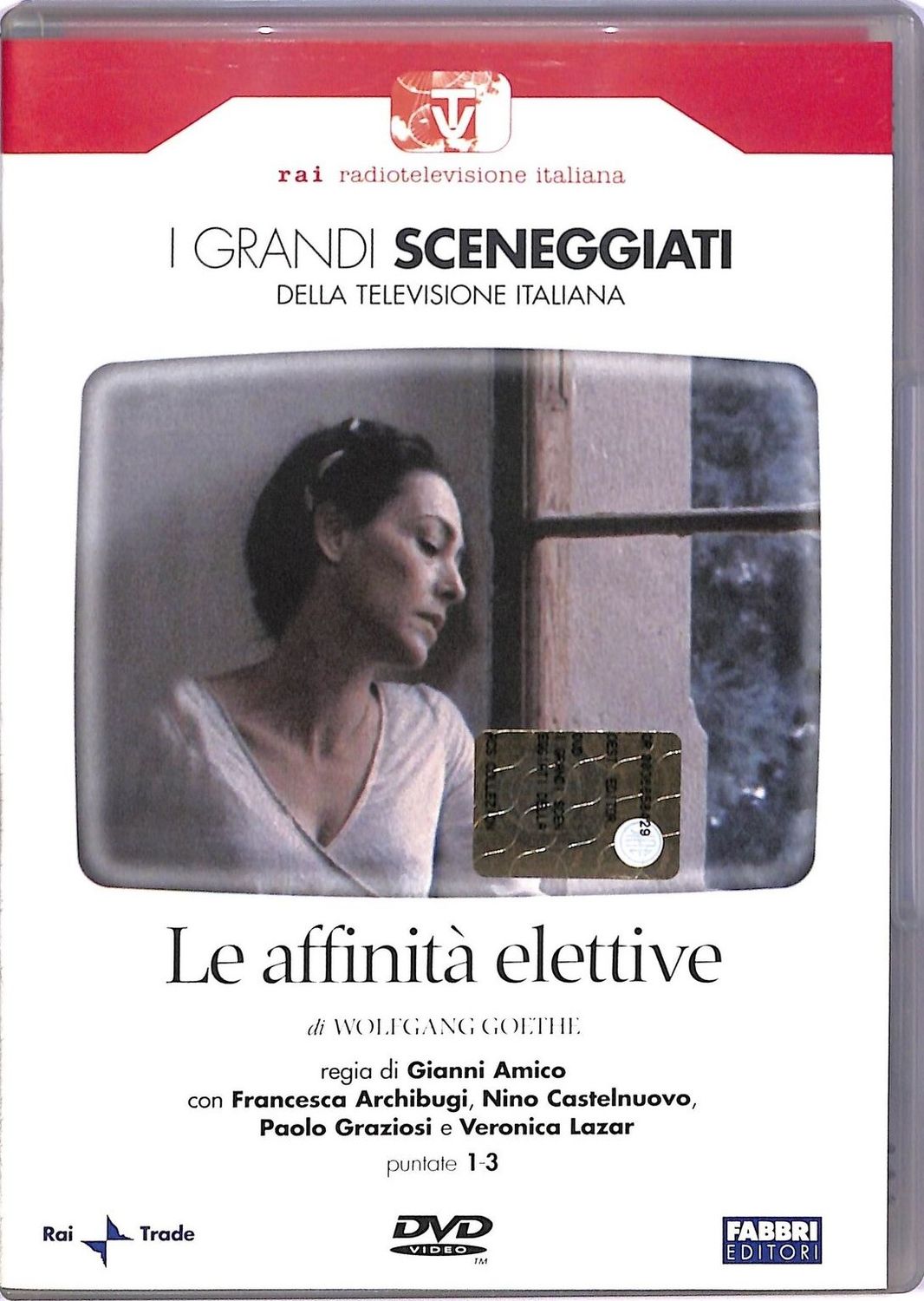 TeknoFilm - 2 DVD – Sceneggiati RAI: LE AFFINITA' ELETTIVE (Opera completa - 3 puntate) di Gianni D'Amico (1979) - FABBRI EDITORI